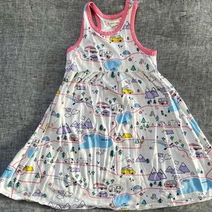 Tucker + Tate girls cotton racerback dress with camping print